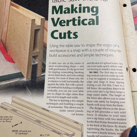 Woodsmith Woodworking Magazine u Vol 31 Issue 184 Aug Sep 2009 Super Fast Joiner - Picture 7 of 7